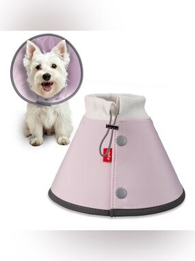 Agape Pink Soft Fabric Recovery Cone for Dogs (NEW)